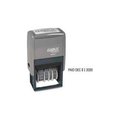 Shachihata Inc. Xstamper® Classix Self-Inking Message/Date Stamp, 12 Phrases, 15/16" x 1-3/4", Black 40340